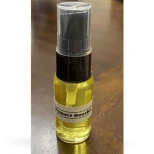 Alcohol Potency Booster Spray 60 ML with a distinctive design and clear liquid, showcasing its premium alcohol infusion for a potent and aromatic incense experience