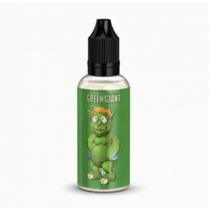 Green Giant Alcohol Incense bottle with a vibrant label, featuring a clear liquid that highlights its premium alcohol infusion for a potent and aromatic experience